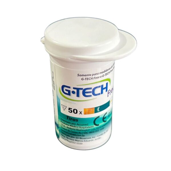 Kit Completo Aparelho+caneta+50 Tiras Gtech Free Diabetes - Imagem 6