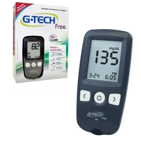 Aparelho Medir Glicemia G-tech Free Glicose Diabetes - Imagem 2