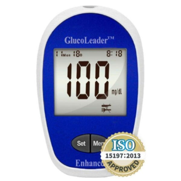 Aparelho Medidor Glicose Glucoleader Enhance Monitor Diabete - Imagem 3