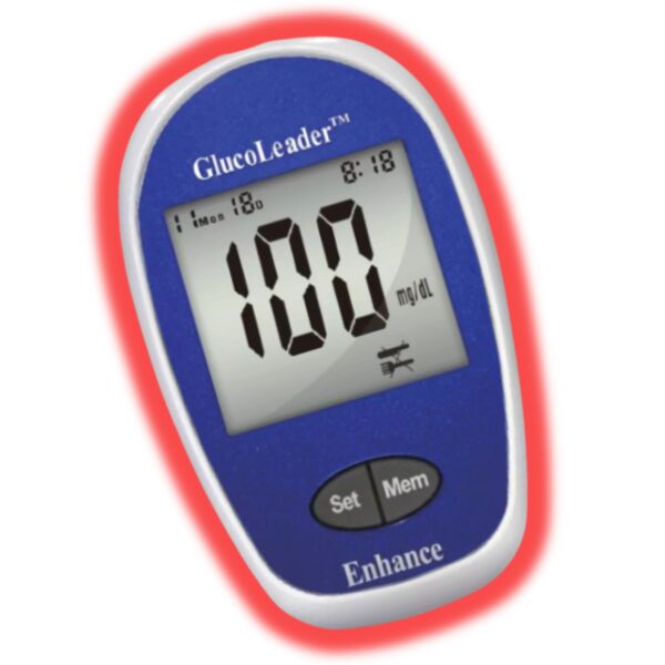 Aparelho Medidor Glicose Glucoleader Enhance Monitor Diabete - Imagem 2