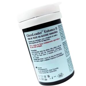 50 Tiras Glicemia Glucoleader Enhance